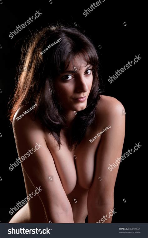 Sexy Brunette Woman Naked Portrait Her Stock Photo Shutterstock