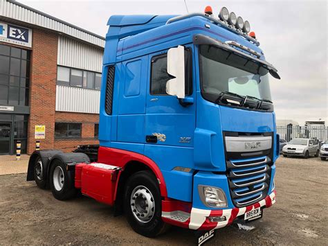 Daf Ftr Xf Euro X Tag Axle Tractor Unit Rr Row