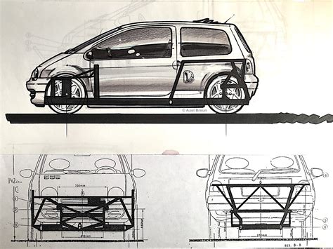 The Crazy Project Of Axel Breun Renault Designer The Twingo Ferrari