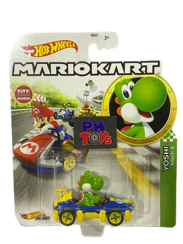 Hot Wheels Mario Kart Yoshi Mach Ph Toys