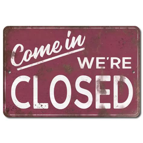 Funny Closed Sign