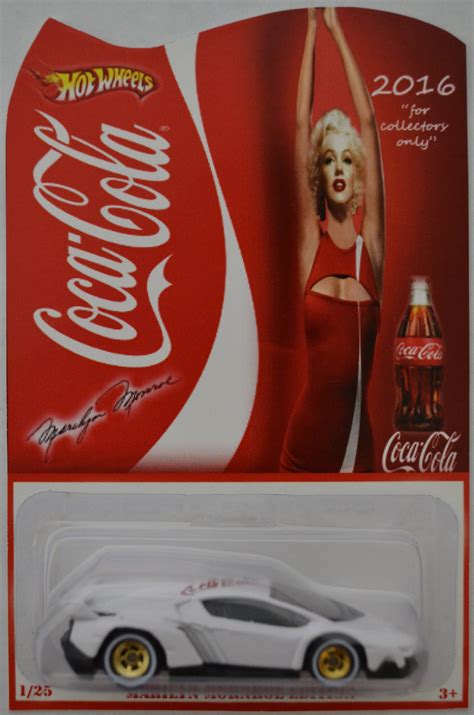 Lamborghini Veneno Custom Made Hot Wheels With Real Rider Rubber Wheels Limited Edition Cocacola