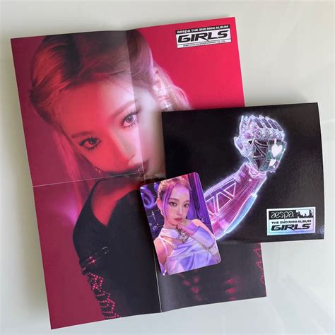 Aespa Digipack Girls Karina Fullset Unsealed With Pc Photocard Karina