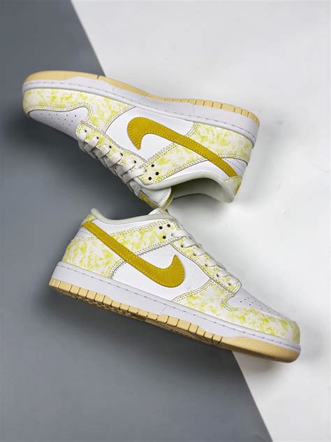 Nike Dunk Low Yellow Strike White Fashionmarshall Shoes