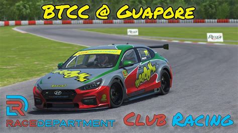 BTCC Guapore RaceDepartment Club Racing RFactor 2 YouTube