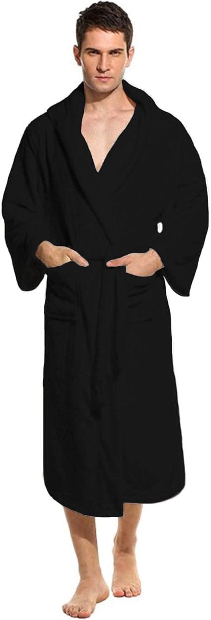 Dressing Gown Mens Robe Terry Towelling 100 Cotton Highly Absorbent