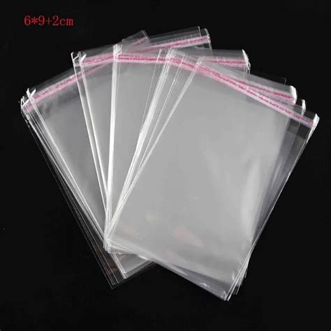 600 Pcs 6 X 9 Cm Clear Plastic Packaging Bags 236 X 354 Poly Opp