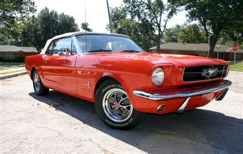 Poppy Red 1964 Ford Mustang Convertible - MustangAttitude.com Photo Detail