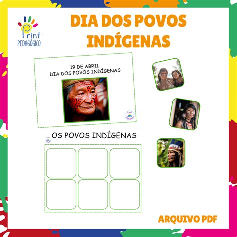 Dia Dos Povos Ind Genas Print Pedag Gico