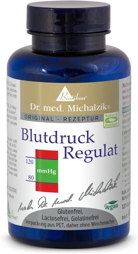 Blutdruck Regulat Dr Med Michalzik Ohne Zusatzstoffe Von BIOTIKON