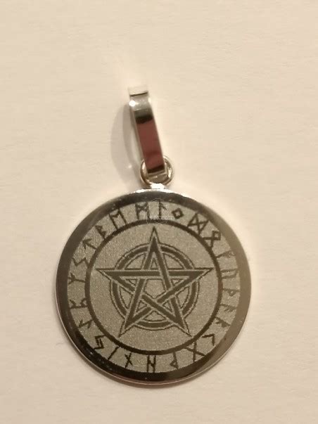 Pentagram Runiczny Srebro Pr0925