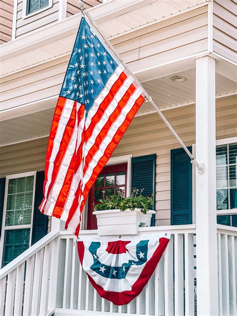 Make Your Front Porch Stand Out With Patriotic American Flags