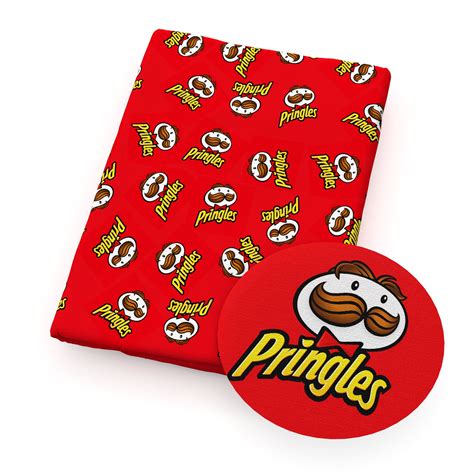 Red Series Pringles Brand Printed Fabric Ericas Fabric