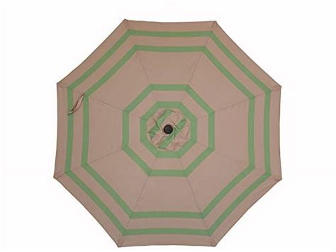 Outdoor Patio Umbrella With Tilt And Crank Green