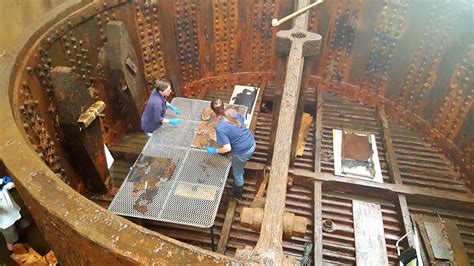 Restoring The Turret Of The USS Monitor Office Of National Marine