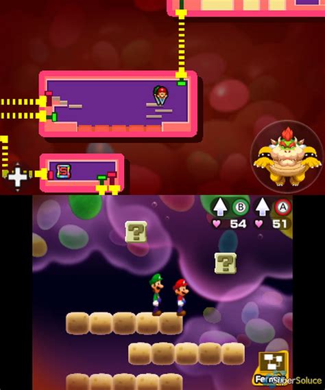 Bien débuter dans Mario et Luigi Voyage au centre de Bowser Soluce