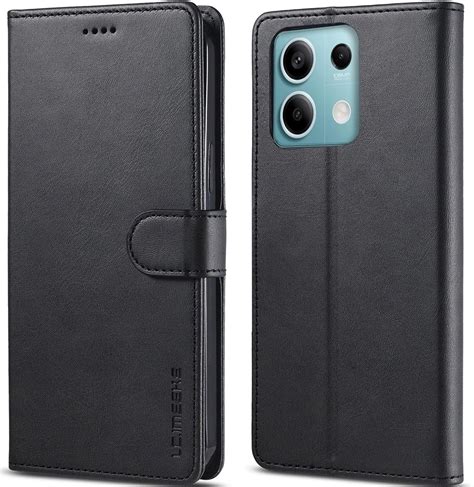 WAURZ Coque pour Xiaomi Redmi Note 13 Pro 5G Etui Coque Clapet à Rabat