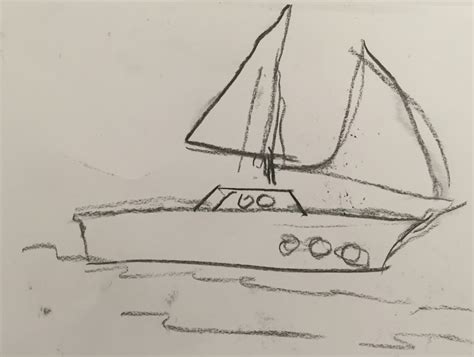 Old Boat Drawing at PaintingValley.com | Explore collection of Old Boat ...