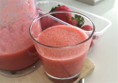 Licuado De Frutilla Y Naranja Receta De Barbiocampo Cookpad