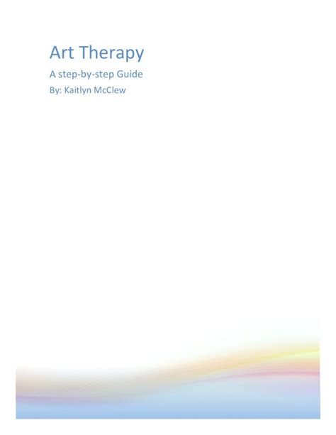 Pdf Art Therapy Guide Dokumen Tips