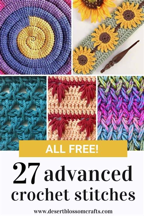 27 Advanced Crochet Stitches You Need To Try Artofit