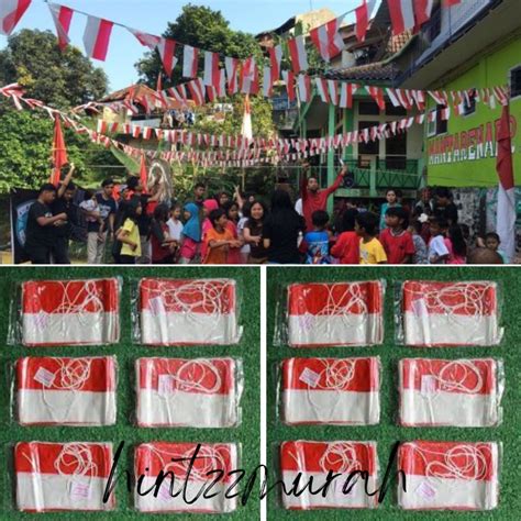 Jual Bendera Merah Putih An Tali Umbul Umbul Hut Ri Plastik