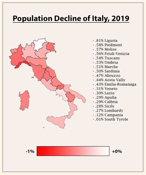 Italy Population Map