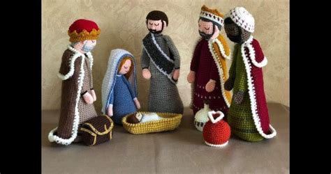 Nacimiento 2018 Crochet eu Anjos de crochê Bonecas de crochê