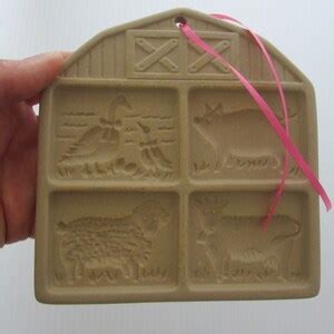 Farmyard Friends Cookie Mold By Pampered Chef Usa Vintage Barn