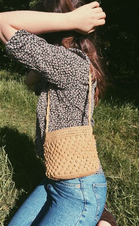 Pdf Pattern Crochet Raffia Bag Straw Basket French Bag Bucket Etsy