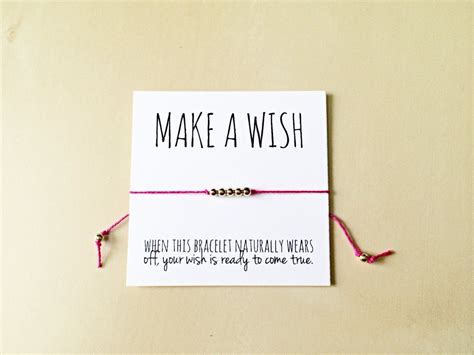 Wish Bracelet Make a Wish Bracelet Friendship Bracelet