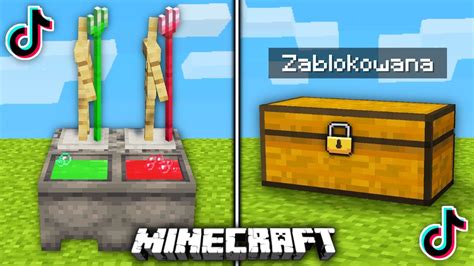 Najdziwniejsze Hacki Z Tiktoka W Minecraft Kt Re Dzia Aj Youtube