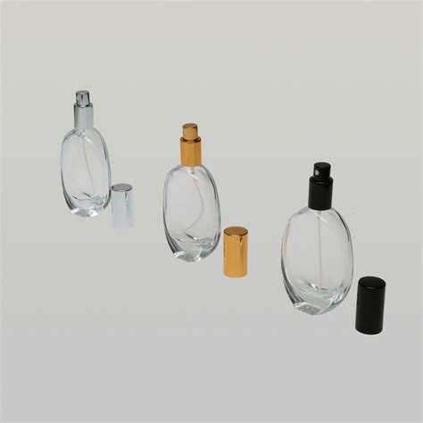 Bulkperfumebottles Oz Ml Deluxe Tall Oval Shaped Clear