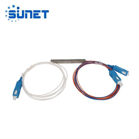 Ftth Mini Steel Tube X Fiber Optic Plc Splitter With Sc Upc