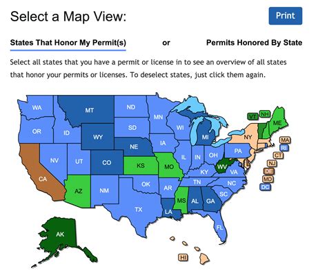 California Ccw Map - Printable Maps