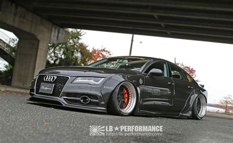 Liberty Walk Bodykits For Audi RS5 2011 And RS7 2013 Branded Car