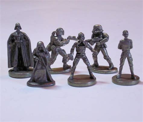 Items similar to 6 Star Wars Monopoly Game Pieces - The Empire on Etsy