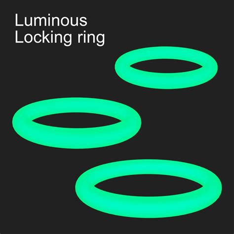 Silicone Cockring Luminous Male Foreskin Corrector Resistance Ring Bdsm