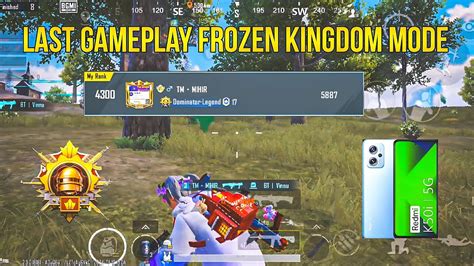 Redmi K50i 60 Fps Gameplay Bgmi Montage Youtube