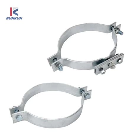 Hot DIP Galvanized Cable Clamp Anchor Ear Pole Clamp For Electric Pole Line Hardware Anchor