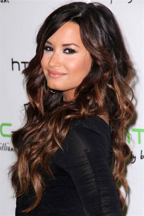 Demi Lovato Black Hair 2011