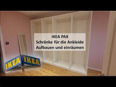 Ikea Pax Schr Nke Aufbauen Juhu Keine Koffer Mehr Leider Ist Nicht