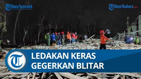 Warga Blitar Digegerka Ledakan Keras Satu Rumah Rata Dengan Tanah