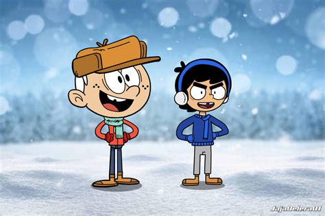 Tlh Vnv Lincoln Loud And Victor Calavera Winter By Jajadelera01 On