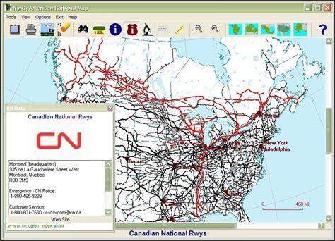 Trans Canadian Railway Map