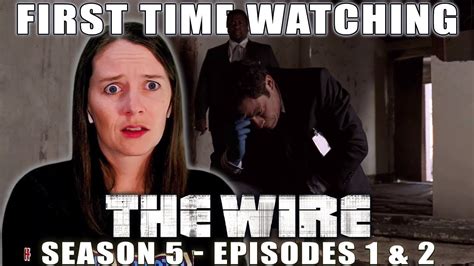 The Wire Tv Reaction Season 5 Episodes 1 And 2 First Time Watching