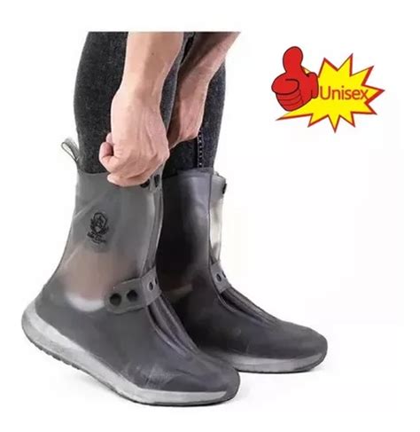 Botas De Lluvia Impermeable Para Lluvia Y Nieve Gris Meses Sin Intereses