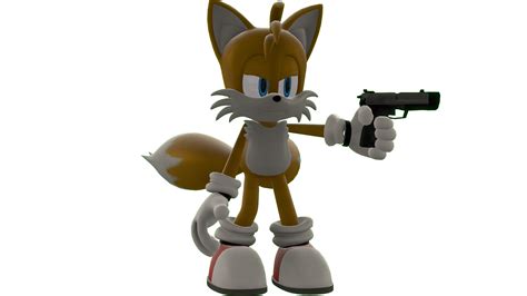 Sfm Angry Tails Holding A Pistol By S213413 On Deviantart