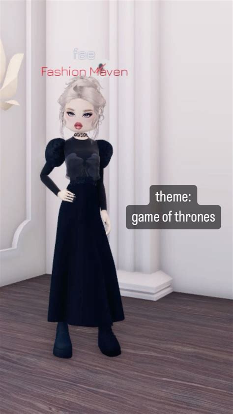 Dress To Impress Game Of Thrones Theme In 2024 Game Of Thrones