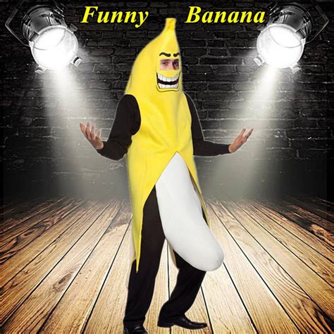 2020 Halloween Funny Banana Costume Carnival Party Banana Costume men's ...
